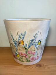 Plant Pot, Plant Planter, Ceramic Pot, Flower Pot, Garden Pot, Indoor & Outdoor Pot, Pot & Saucer, Pot Planter, Garden Home Decoration - thumbnail 1