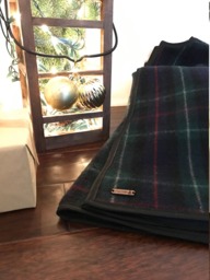 Mackenzie Tartan Recycled Wool Christmas Tree Skirt - thumbnail 1