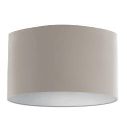 Velvet Lampshade - Dove With White Lining, Handmade Lampshades, Table Lamp Shade, Grey