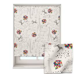 Elmer & Friends Roller Blind, Children's Made To Measure, Official Blackout Blind