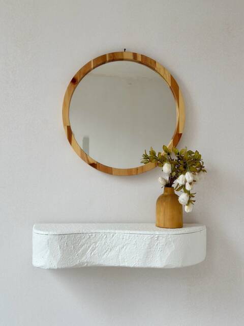 Floating Console Table Entryway Nightstand - image 1