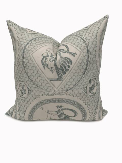 Schumacher Les Scenes Contemporaines Mineral Cushion Cover Pillow Double Sided - image 1