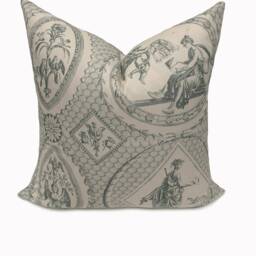 Schumacher Les Scenes Contemporaines Mineral Cushion Cover Pillow Double Sided - thumbnail 2