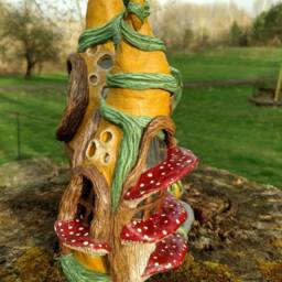 Lighted Fairy House - thumbnail 2