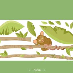 "Wall Sticker ""Liane Tarsius With Or Without Measuring Stick" - thumbnail 3
