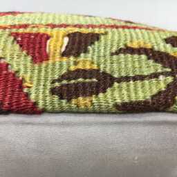 Vintage Handwoven Kilim Pillow Cover, Bohemian Home Decor - 16x16 - thumbnail 4