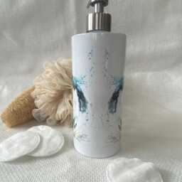 Puffin Watercolour Design, Liquid Soap Pump Dispenser, By Wildlife Artist Sandi Mower - thumbnail 4