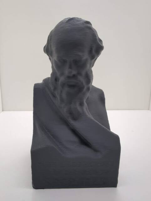 Socrates Bust - Ornament Figure Paintable Art Model Figurine Mythical Fantasy Sci-Fi Perfect Unique Geek Gift Him Her 3D - image 1
