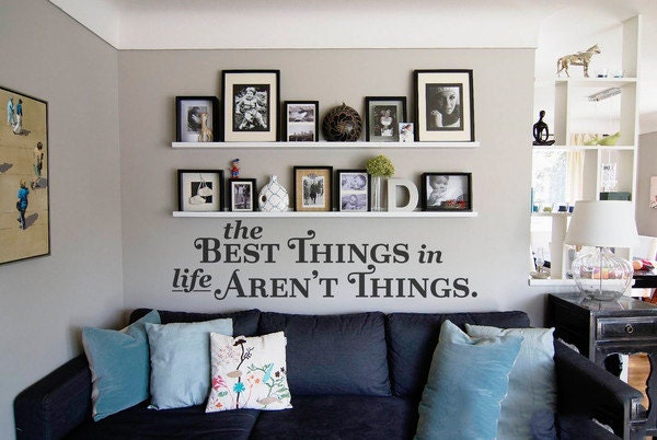The Best Things in Life Quote Wall Sticker - 58 X 15cm/23 6 Inches - image 1