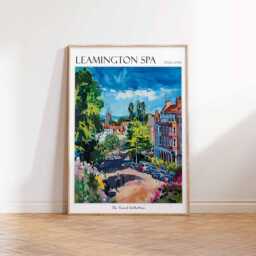 Leamington Spa Travel Poster British Heritage Art Print - thumbnail 3