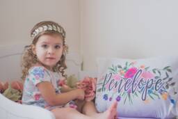 Personalized Floral Girls Pillowcase Only Custom Name - thumbnail 1