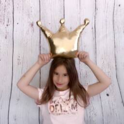 Gold Crown Pillow, Gold Nursery, Cushion, Baby Bedding, Decorative Pillow, Room Decor, Kids Girls Princess Room, Metallic Cushion - thumbnail 2