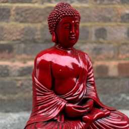 Unique Japanese Buddha Statue Concrete Relaxing Sculpture Zen Garden Decoration Buddha Lover Gift Garden Ornament Yard Art - thumbnail 2