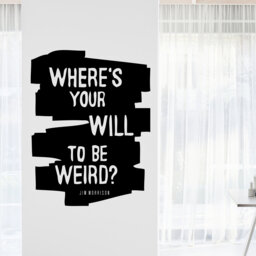 Jim Morrison Inspirational Motivational Wall Decal Quote Art Inspired Focus Positive Home Room Decor Encouragement 22x17 Inches - thumbnail 1