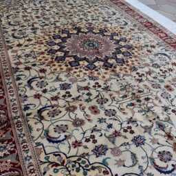 Handmade Large Afghan Wool Rug Traditional Chob Rang Carpet - 16.8x9.7 Ft - thumbnail 2
