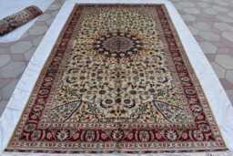 Handmade Large Afghan Wool Rug Traditional Chob Rang Carpet - 16.8x9.7 Ft
