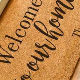Personalized Welcome To Our Home Doormat - Family Name Door Mat Last Custom Rug Housewarming Gift Closing - thumbnail 3