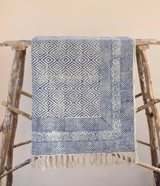 3x5Ft Indian Rugs Cotton Rug, Woven Area For Sale, Decor Rustic Rugs, Decorative Bohemian Indian - image 1