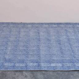 3x5Ft Indian Rugs Cotton Rug, Woven Area For Sale, Decor Rustic Rugs, Decorative Bohemian Indian - thumbnail 2