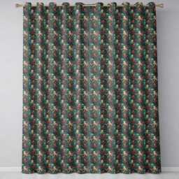 Cute Cartoon Octopus Seamless Pattern Playful Marine Life Design Readymade Eyelet Ring Top Thermal 100% Blackout Curtains - thumbnail 2