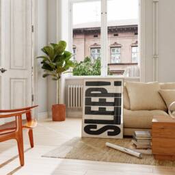 Bedroom Print Poster, Bold Print, Typography Sleep Wall Art Cool Art, Retro Poster - thumbnail 3