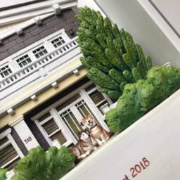 Custom Clay House Miniature, Framed 3D Replica Of Your Home From Photo, Personalized Housewarming Gift, First & Anniversary Keepsake - thumbnail 3