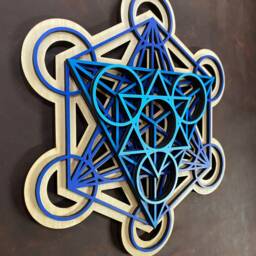 Metatron's Cube Wall Art 12 - thumbnail 2