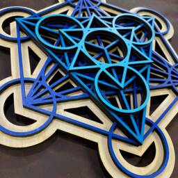 Metatron's Cube Wall Art 12 - thumbnail 3