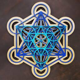 Metatron's Cube Wall Art 12 - thumbnail 1