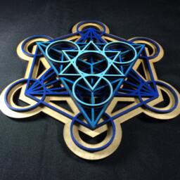 Metatron's Cube Wall Art 12 - thumbnail 4