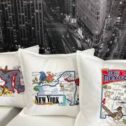 Michigan Pillow - Custom Embroidery - thumbnail 4