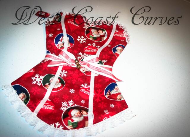 Coca Cola Corset Christmas Stocking - image 1