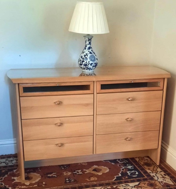 Vintage Modern French Eight Drawer Chest Of Drawers By Gautier - image 1