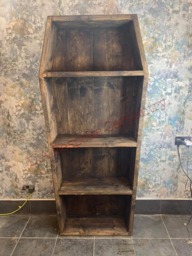 Chunky Rustic Reclaimed Scaffold Board, Coffin, Bookcase, Storage Unit. One Of A Kind