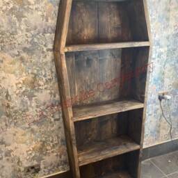 Chunky Rustic Reclaimed Scaffold Board, Coffin, Bookcase, Storage Unit. One Of A Kind - thumbnail 2
