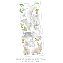 Bunny Kit - Fabric Wall Decal Hop Mej - thumbnail 4