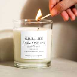 Smells Like Abandonment Farewell Gift For Colleague Friend Coworker Scented Candle Work Leaving Going Away New Job Moving Retirement - thumbnail 2