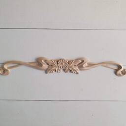 Graceful Carved Wood Decor For Furniture - thumbnail 3