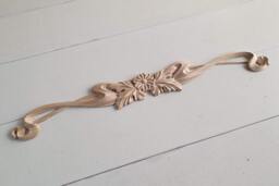 Graceful Carved Wood Decor For Furniture - thumbnail 1