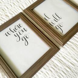 Bible Verse Wall Art - Where You Go, I Will Go - Go Printable - Instant Download - Printable - thumbnail 2