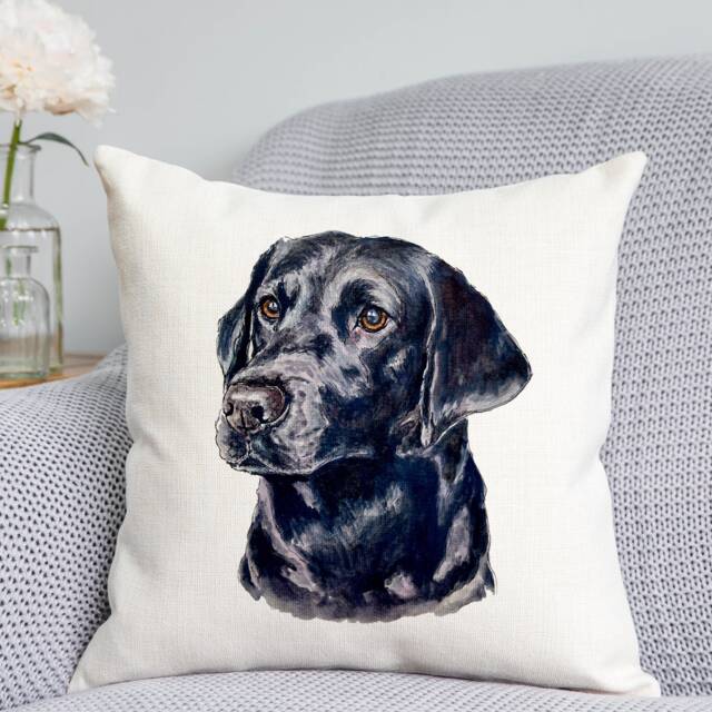 Watercolour Labrador Cushion