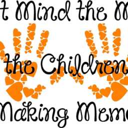 Handprint Wall Art, Making Memories Decal, Playroom Design, Heart Decor, Childhood Mess Sign, Teacher Gift, Saying - thumbnail 2