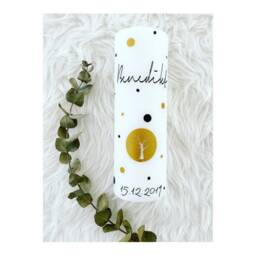 Christening Candle, Personalized Wedding, First Day Of School, Confirmation, Communion - thumbnail 3