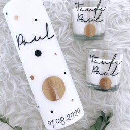 Christening Candle, Personalized Wedding, First Day Of School, Confirmation, Communion - thumbnail 4