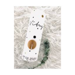 Christening Candle, Personalized Wedding, First Day Of School, Confirmation, Communion - thumbnail 2