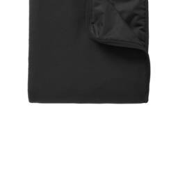 Custom Embroidered Monogram Fleece Picnic Blanket For Travel & Housewarming Gift - Water Resistant Backing Included - thumbnail 2