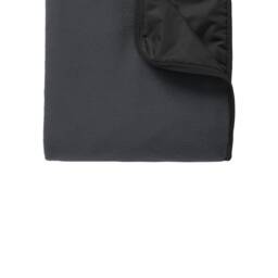 Custom Embroidered Monogram Fleece Picnic Blanket For Travel & Housewarming Gift - Water Resistant Backing Included - thumbnail 3