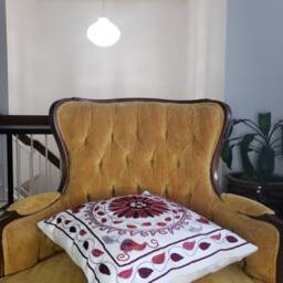 Suzani Pillow Case, Cushion Cover, Embroidered Crocheted Pillow, Handmade - thumbnail 3