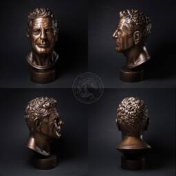 Anthony Bourdain Bust - 12 Scale - thumbnail 3