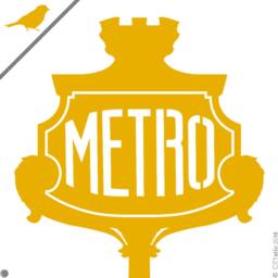Paris Metro Sign Wall Decal Champs Elysees Decor - thumbnail 3